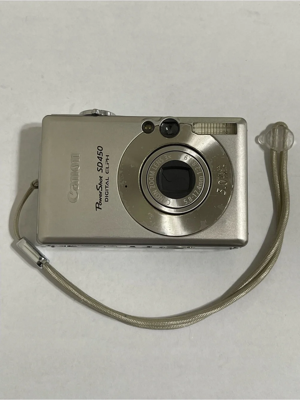 Canon PowerShot SD450 Digital ELPH Compact Camera Vintage Point & Shoot in Box